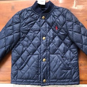 NWT Ralph Lauren toddler quilted jacket